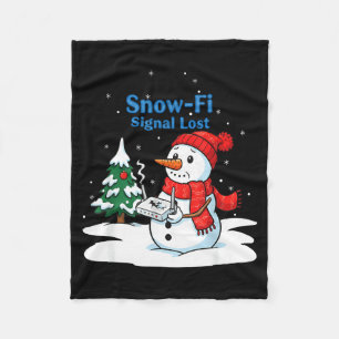 Cobertor De Velo Sinal Snow-fi Perdido Natal Divertido Boneco de Ne