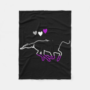 Cobertor De Velo Sinalizador Ace Pride Horseback Horse Andando Aual