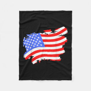 Cobertor De Velo Sinalizador Afastado Da Vintage Dos Eua Para Patri