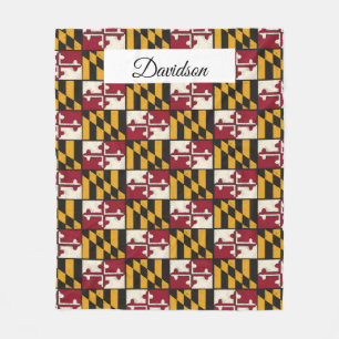 Cobertor De Velo Sinalizador de Maryland Personalizado