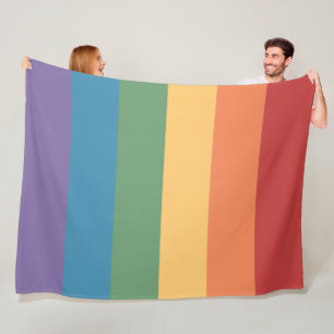 Cobertor De Velo Sinalizador de orgulho gay Heathered