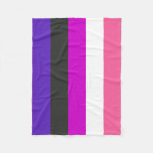 Cobertor De Velo Sinalizador do Orgulho Genderfluido
