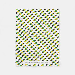 Cobertor De Velo SINALIZADOR JAMAICA Patriótico Personalizado