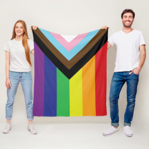 Cobertor De Velo Sinalizador LGBTQIA Progressivo