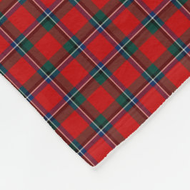 Cobertor De Velo Sinclair Clan Red, Green e Royal Blue Tartan