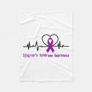Cobertor De Velo Síndrome de Sjogrens Sensibilização Pulsação Roxo