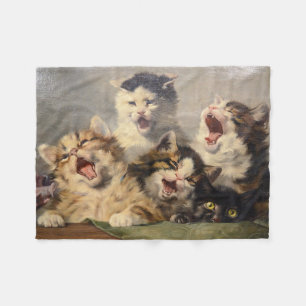 Cobertor De Velo Sinfonia de Gatinhos por Julius Adam II