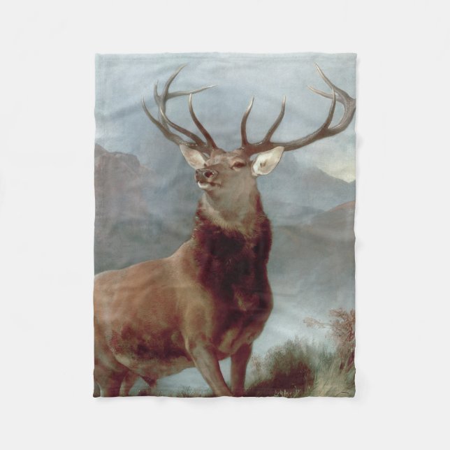 Cobertor De Velo Sir Edwin Landseer | Monarca do Glen, 1851 (Frente)