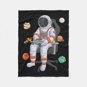 Cobertor De Velo Sistema de Jogo Astronauta Gamer Espaço Sideral Me