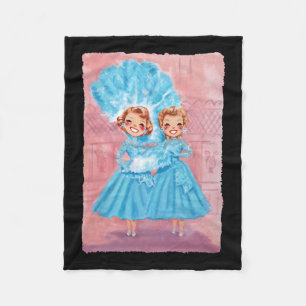 Cobertor De Velo Sisters White Christmas Movie 1954 Xmas Snow Pajam