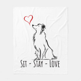Cobertor De Velo Sit-Be-Love Border Collie