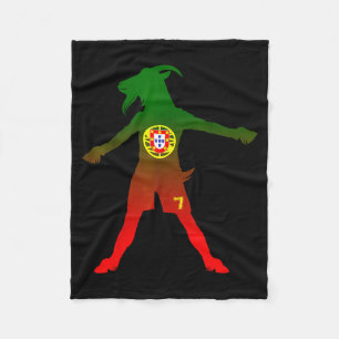 Cobertor De Velo Siuuu Cabra Real Bandeira Rtugal Futebol Homens Mu