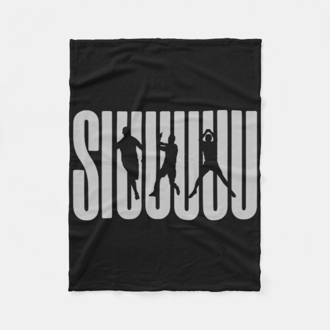 Cobertor De Velo Siuuu Soccer Footbyll Present Boys Men Women Kid  (Frente)