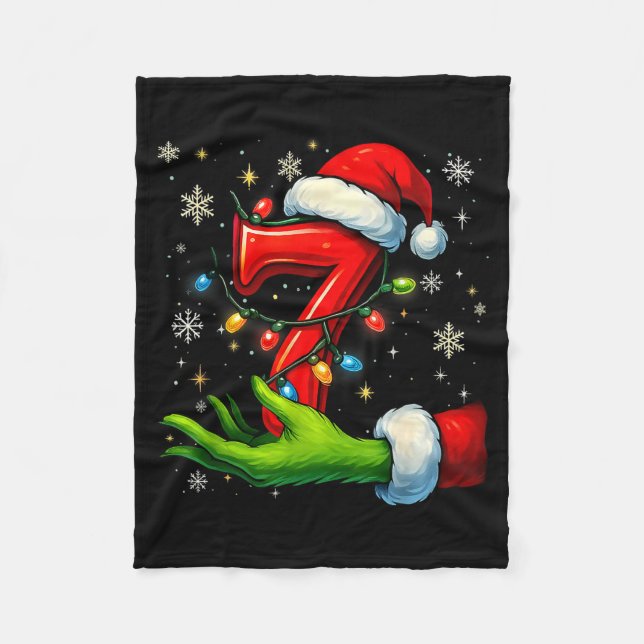 Cobertor De Velo Six Seven Funny Christmas Meme Couple Matching  (Frente)