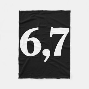 Cobertor De Velo Six Seven Trending 67 Logo _2