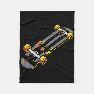 Cobertor De Velo Skateboard Comic Style Skateboarding Fan