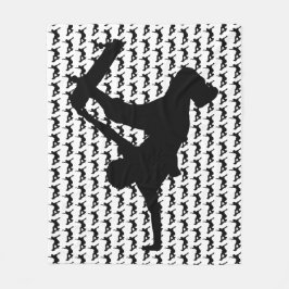 Cobertor De Velo Skateboarder Skateboard Silhouette