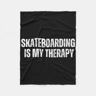 Cobertor De Velo Skateboarding Is My Therapy - Skateboarding Weeken
