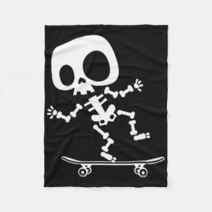 Cobertor De Velo Skeletboard Skateboard Halloween Costume Divertido
