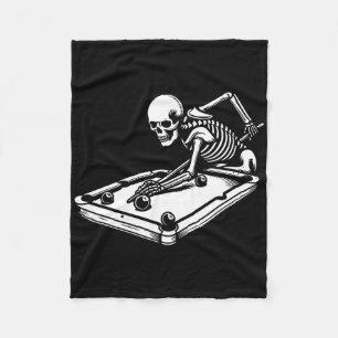 Cobertor De Velo Skeleton Billiards Halloween Piscina Snooker Billi