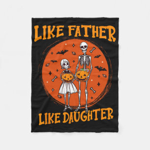 Cobertor De Velo Skeleton Padre Filha Correspondente ao Halloween C