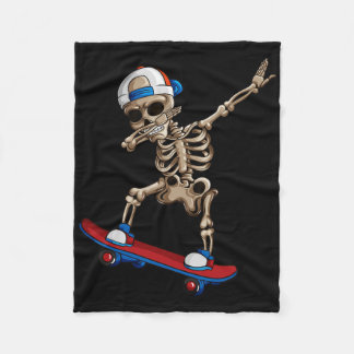 Cobertor De Velo Skeleton Skateboard Skateboarding Skatefan Skater 