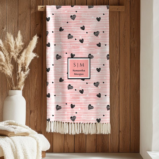 Cobertor De Velo Sketch Hearts Art Best Valentine’s Romantic Love  (Sketch Hearts Art Best Valentine’s Romantic Love blanket

)
