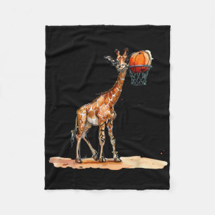 Cobertor De Velo Sketll Giraffe Sketll Player Trabalho de arte Slam