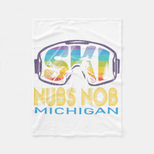 Cobertor De Velo Ski Nubs Nob Michigan Esquiando Férias