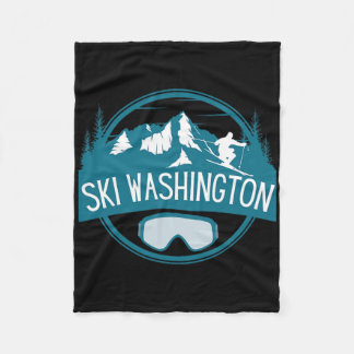 Cobertor De Velo Ski Washington Skiing Vacation Family Matching