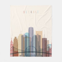 Skyline da cidade de Detroit, Michigan |