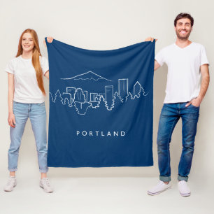 Cobertor De Velo Skyline de Portland