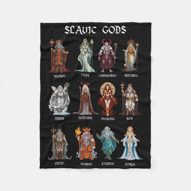 Cobertor De Velo Slavic Gods Pagan Slavs Ancient Mythology Ukraine  (Frente)