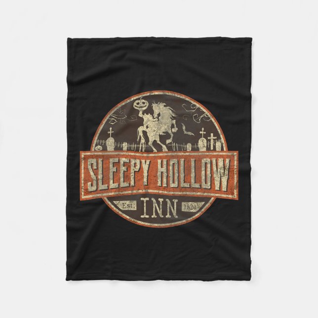 Cobertor De Velo Sleepy Hollow Alloween Horseman (Frente)