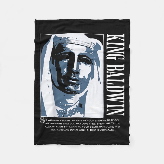 Cobertor De Velo Sliver Mask King Baldwin Iv Meme The Leper King Wa (Frente)