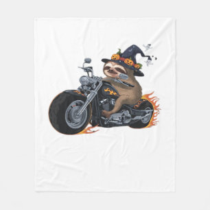 Cobertor De Velo Sloth Sloth Motorcycle Ride Halloween Biker Divert