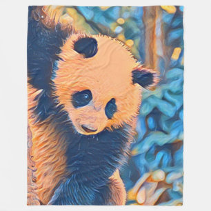 Cobertor De Velo smartmix animal- panda