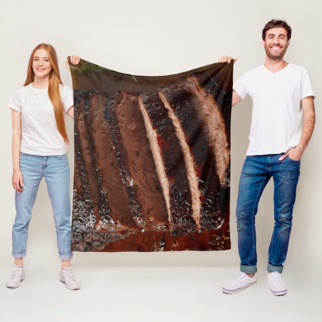 Cobertor De Velo Smoked Brisket Fleece Blanket (In Situ)