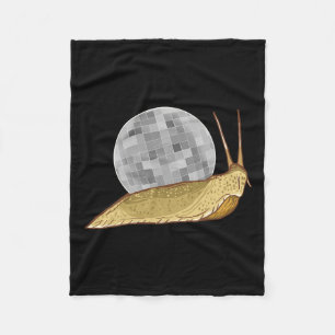 Cobertor De Velo Snail Disco Ball Funny Crystal Shell Amante de os 