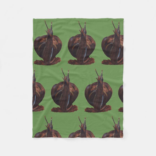 Cobertor De Velo Snail Fleece Blanket (Frente)