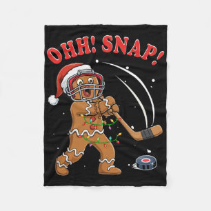 Cobertor De Velo Snap Natal Papai Noel Biscoito de Gengibre Jogando