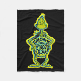 Cobertor De Velo Snarky Funny Im Only Talking To My Dog T 