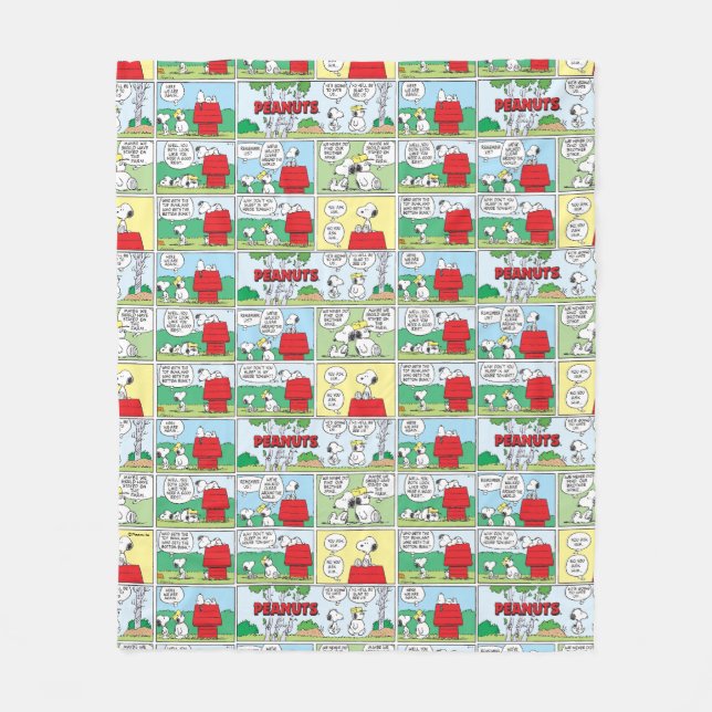 Cobertor De Velo Snoopy e seus irmãos Andy & Olaf (Frente)