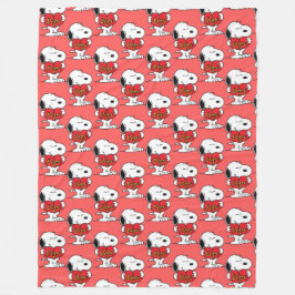 Cobertor De Velo Snoopy Fleece Blanket