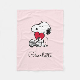 Cobertor De Velo Snoopy | Little Sweetheart Baby Fleece Blanket