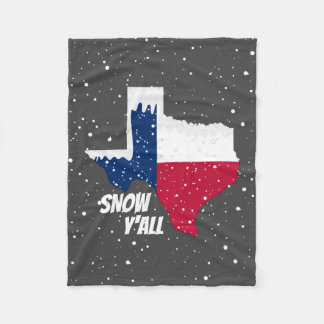 Cobertor De Velo Snow Y - Texas Map with Snow