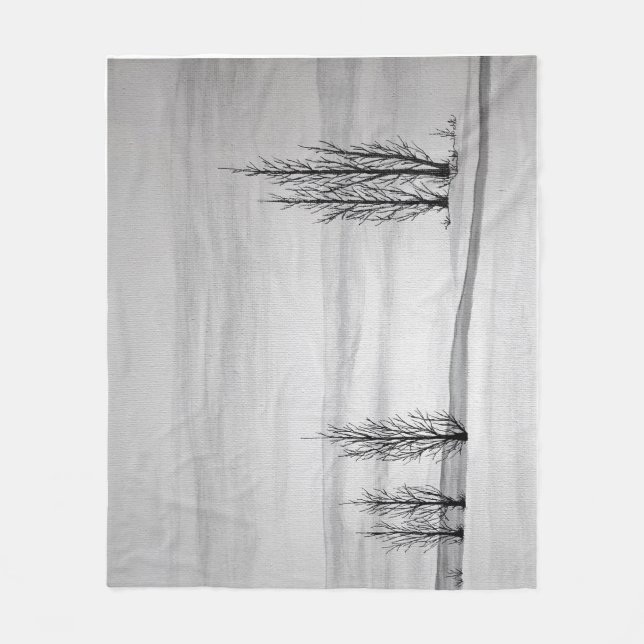 Cobertor De Velo Snowbank Fleece Blanket (Frente)