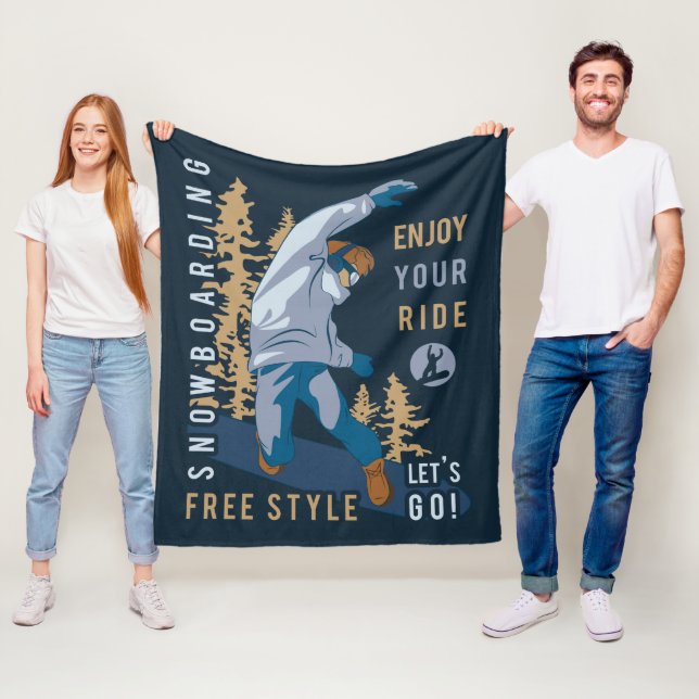 Cobertor De Velo Snowboard. Aproveite sua viagem (In Situ)