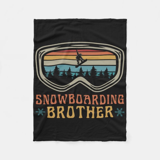Cobertor De Velo Snowboard Brother Match Family Snowboard Tri (Frente)