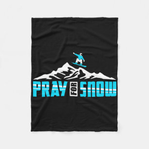 Cobertor De Velo Snowboard Para Rezar Neve Jesus